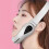 V Shaping Massager Bluetooth Remote Control Double Chin Reducer Smart Face Lifting Machine for Home White 3