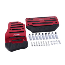 2pcs Universal Non-Slip Automatic Gas Brake Foot Pedal Pad Cover Car Accessories