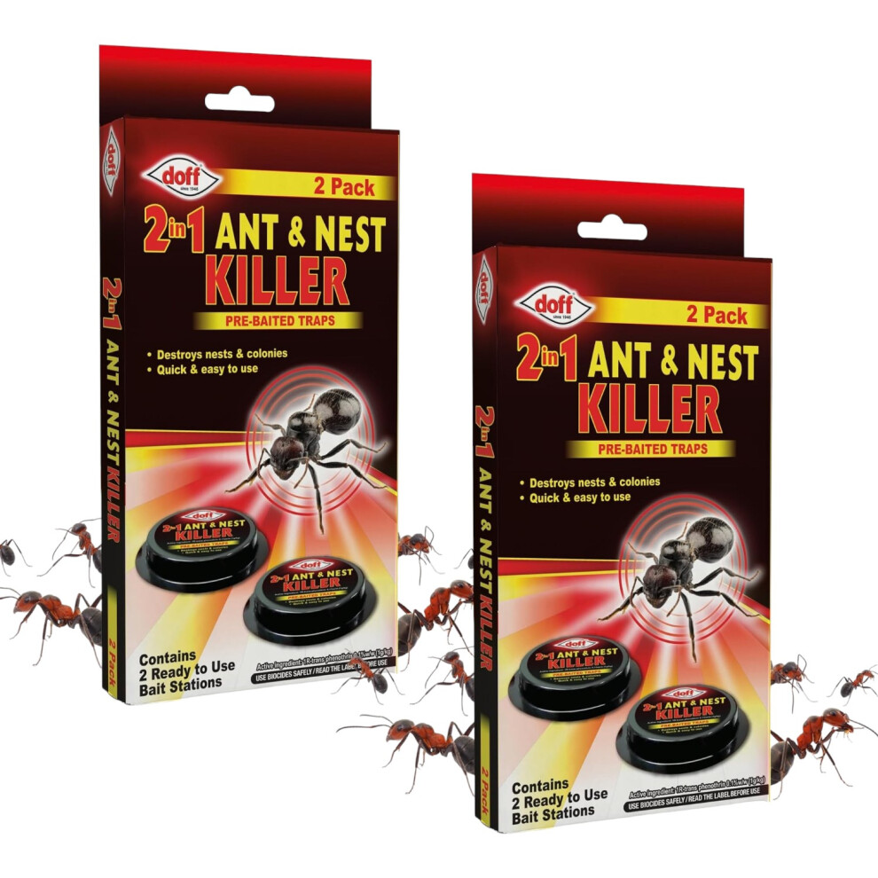 Doff 2 In 1 Ant And Nest Bait Killer Station - Neutral / 0.086Kg - Image 3