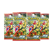 Pokemon Cards Scarlet and Violet, Japanese Scarlet ex - Booster Bundle including 4 Pokemon Booster Packs - TCYM Product