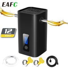 Pompe à huile électrique portable, 12V, batterie rechargeable 4500mAh, pour vidange moteur voiture et moto
