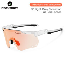 ROCKBROS Lunettes de Cyclisme, Verres Photochromiques, Protection UV400, Sport
