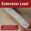 Masterplug 4 Socket Surge Protected Extension Lead 6
