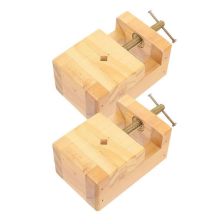 Houtbewerkingsklem, houten klem voor het snijden van zegels, 4 stuks, steenhouwen