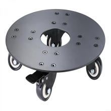 Robuster, rollbarer Pflanzenständer mit feststellbaren, geräuscharmen Rädern, Metallwagen, Tragkraft 500 lbs für große Töpfe