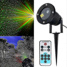 Outdoor Laser Projector Light, Red And Green Laser Light, Garden Lawn Lights