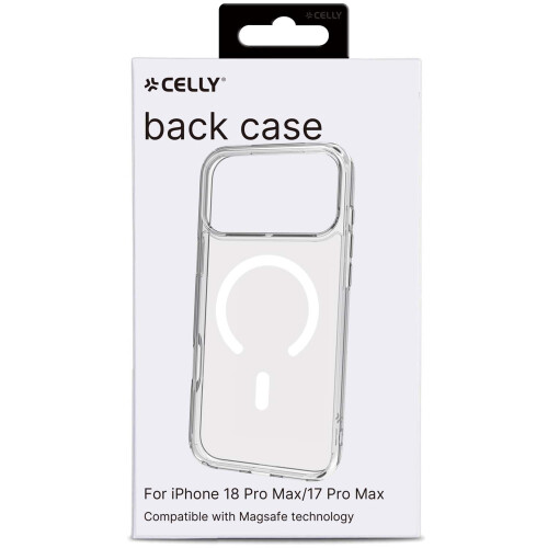 MagSafe-Compatible Clear TPU Case for iPhone 18/17 Pro Max
