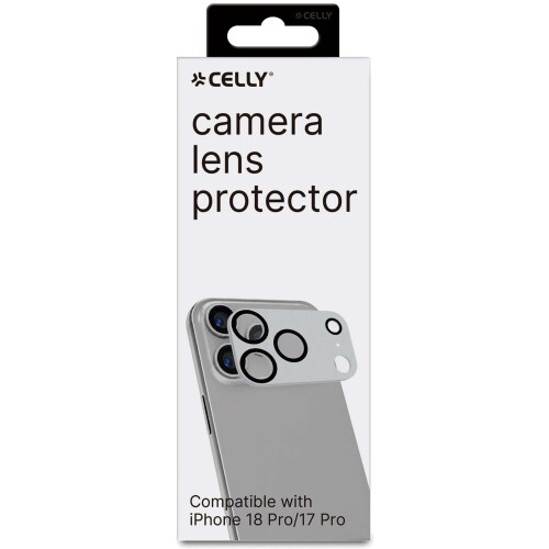 iPhone 18/17 Pro Camera Lens Protector - Silver