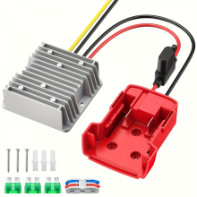 18V naar 12V step-down converter voor Milwaukee M18 Power Wheels accu-adapter, DC 12V 20A 240W Buck