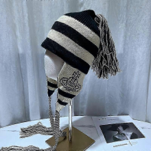 Gorros de cosplay de anime Okazaki Shinichi NANA Gorros para niñas y mujeres Gorro con borlas y protección para las orejas Go