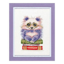Kit point de croix - GOLDEN FLEECE - VK057 Ami des livres - Toile Aida 18ct blanche - 29 couleurs - 11x16,4 cm