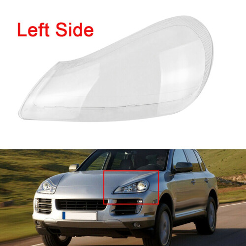 2 Pcs Car Clear Front Left Right Headlight Lens Cover Replacement Headlight  Light Lamp Cover 2