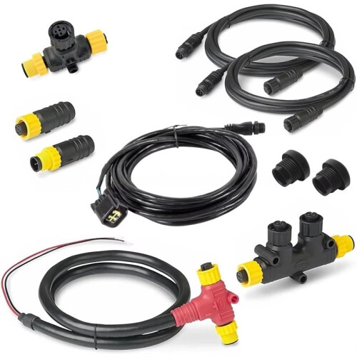 NMEA 2000  Kit and Engine Interface Cable for  Outboard Engine 2006-2023 Bundle, Dual Tees Kits