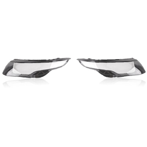 2PCS Car Front Headlight Lamp Lens Shell Cover Replacement for   Evoque 2012-2015, Left & Right