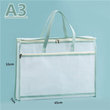 5Pcs A3 Size Sew Project Bags for Quilting,Quilting Organizer Storage with Zip & Handle,Clear Mesh Sewing Bags