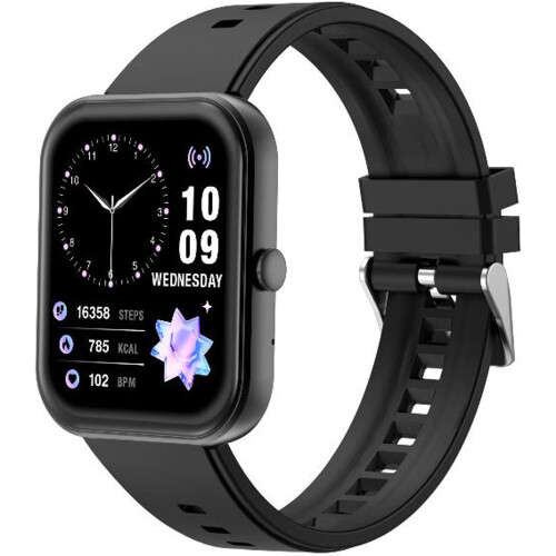 Smartwatch 1.96-Inch AMOLED, Call Function, Black 1