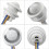 4 Pack PIR Motion Sensor Light ,AC 110-240V Adjustable LUX Light Sensitivity &  Delay, for LED Strip Lights 2