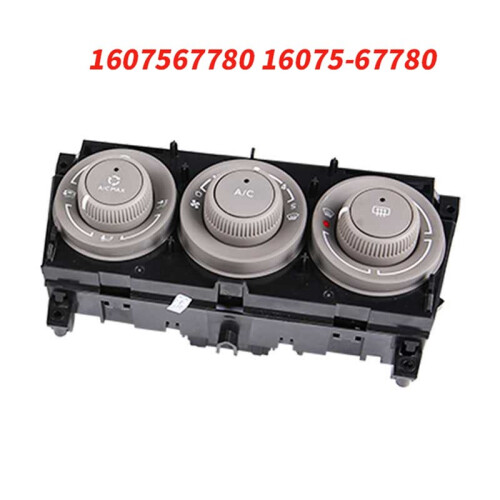1607567780 Air Conditioning Controller Knob for  308 2010-2015 A/C Heater Temperature Adjust Control  Assy 2