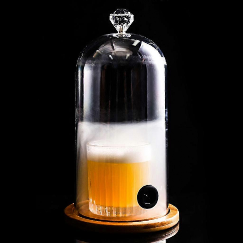 Πλαστική κουκούλα καπνίσματος Cloche Molecular Cuisine Κάλυμμα θόλου φαγητού γι 1