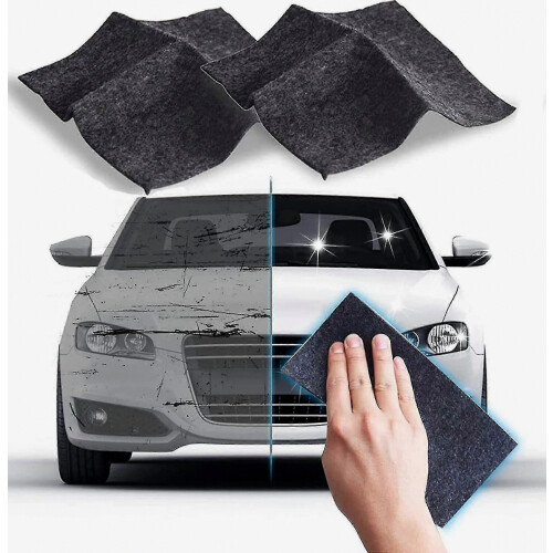 Nano Sparkle Cloth for Car Scratch Removal - 12pcs Multi-Purpose Scratch Cloth, Magic-hao