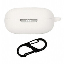 Étui en silicone antichoc avec boucle anti-perte pour écouteurs Bluetooth JBL Live Flex