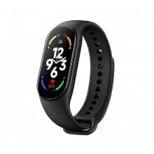 Pulsera inteligente M7: pantalla HD de 1,69", monitor de frecuencia cardíaca, presión arterial y SpO2, resistente al agua (IP67).