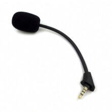 For Hyperx Cloud Alpha Wireless Headset Mic Boom, Replacement 3.5mm Game Mic