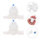 Drippers for Drip Irrigation Anti-Drip Part with Replaceable Sprayer for 40Pcs 4