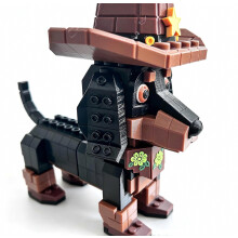 Set di mattoncini per San Valentino 2026 a tema bassotto, simpatici giocattoli da costruzione 3D con cani e gatti, regalo creativo e ro