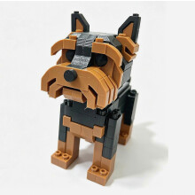 Set di mattoncini per San Valentino 2026 a tema bassotto, simpatici giocattoli da costruzione 3D con cani e gatti, regalo creativo e ro