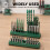 36 Holes Magnetic Screwdriver Holder for Tool Hex 1/4inch Storage Organizer Toolboxes Wheels Stack Drill Bit Box Wheeled 7
