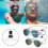 Γυαλιά κολύμβησης Sunny Unisex με αντιθαμβωτική και προστασία UV σε 3 χρώματα 4