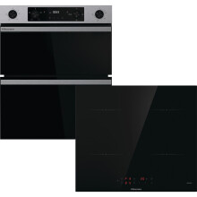 Hisense HIPKD4AX60IND1 Built Under 0cm Electric Double Oven Oven & Hob Pack