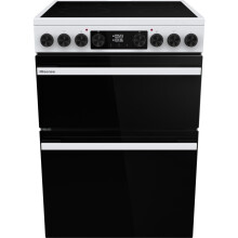 Hisense HDCEC6C20W Hi6 Max 60cm Free Standing Electric Cooker with Ceramic Hob