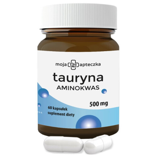 Moja Apteczka Taurine 500mg – 60 Capsules