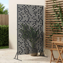 vidaXL Sichtschutz 100 x 50 x 180 cm Stahl Anthrazit