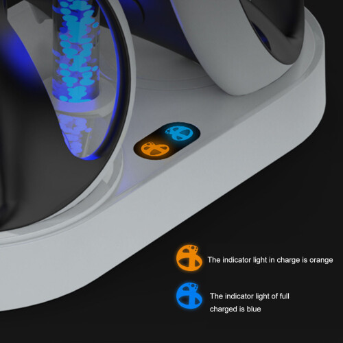 Ladestation PS5 Konsole VR2 Controller RGB 1