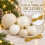 60 Wool White Baubles Shatterproof Christmas Tree 6