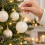 30 Wool White Baubles Shatterproof Christmas 2