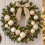 30 Wool White Baubles Shatterproof Christmas 7