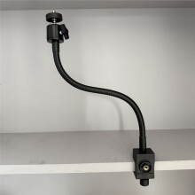 28cm Adjustable Gooseneck Clamp Holder for Cameras LED Video Light Microphone Mount Stand Desk Table Clip Bracket