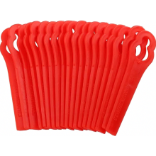 100 stuks kunststof vervangingsmesjes voor grastrimmer FRT18A FRT18A1 Art 46155 FRT20A1 accessoires grasmaaiermesjes