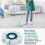 Σετ 4 ανταλλακτικών κεφαλών για CLEAN TWIST Disc Mop micro duo, κατάλληλο γ 5