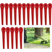 200 plastic vervangingsmessen voor Gardena grastrimmers.