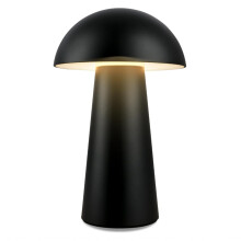 Kabellose LED-Pilz-Tischlampe, IP44 wasserdicht, wiederaufladbar, dimmbar per Touch-Funktion, Nachttischlampe für Camping und