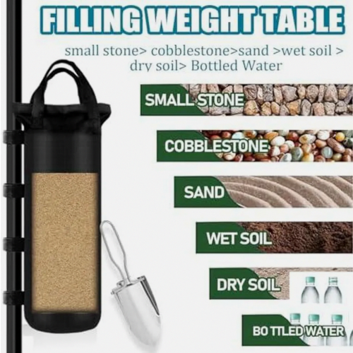 Βάρη για κιόσκι, 8 τεμάχια, Σακούλες άμμου για κιόσκι, Χοντρά β 2