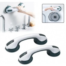 2 Pack Shower Grab Bar with Suction Cup and Quick Release, Bathtub Handle for Bathroom, Children and Elderly Users