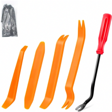 Lot de 5 outils de démontage automobile en plastique pour garnitures intérieures, leviers pour panneaux de porte et agrafes, pour retirer les clips