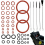 45 Piece Sealing Ring Set for Automatic Coffee Machine Brew Group Replacement, Durable Silicone Gaskets for Repairs 1
