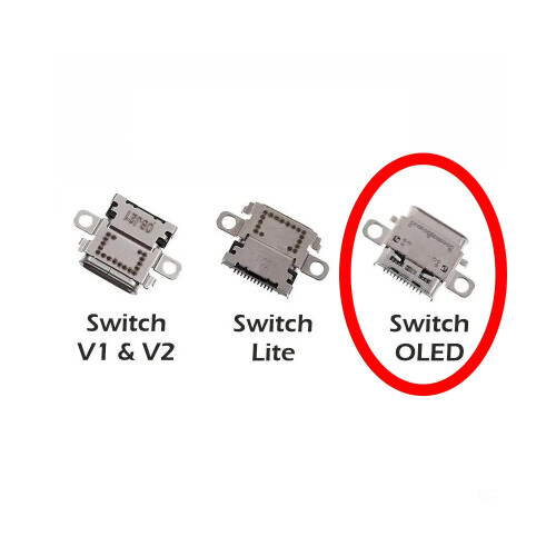Charging Port For Nintendo Switch OLED 2021 Version (HEG-001) 2